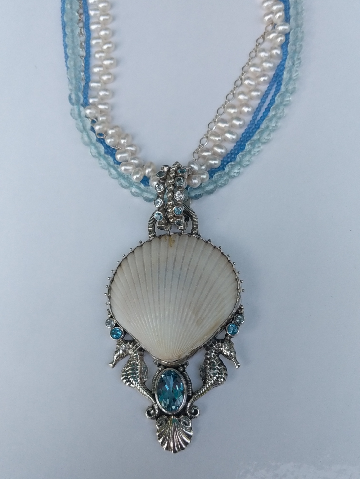 Sterling Silver Mars And Valentine Necklace.